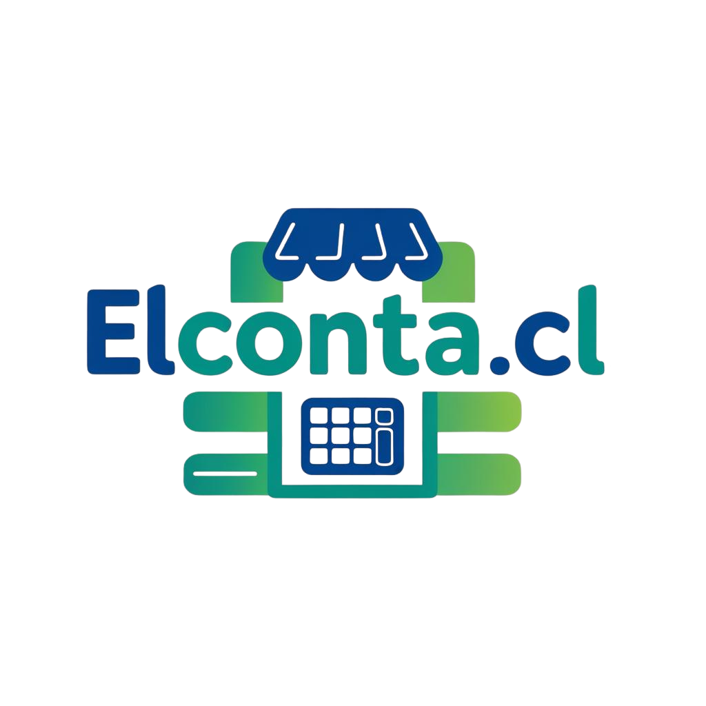 elconta.cl logo teal and white